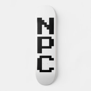 NPC - Niet afspeelbaar teken Skateboard