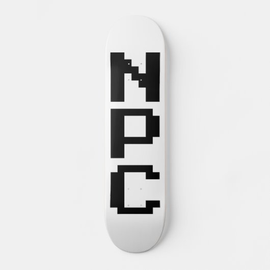NPC - Niet afspeelbaar teken Skateboard (Voorkant)