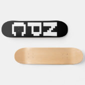 NPC - Niet afspeelbaar teken Skateboard (Horizontaal)
