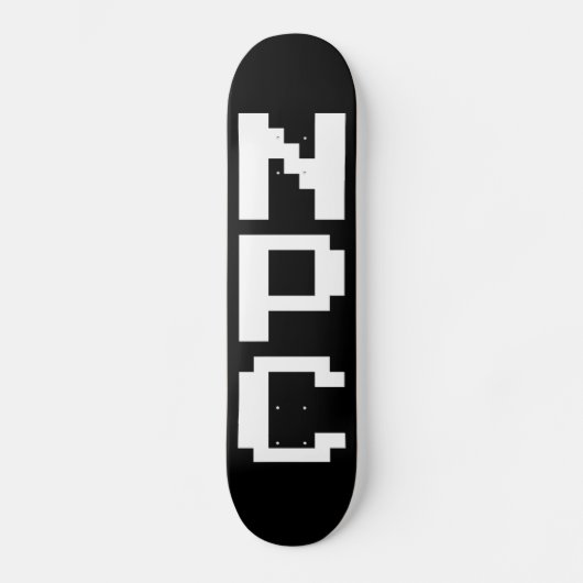 NPC - Niet afspeelbaar teken Skateboard (Voorkant)