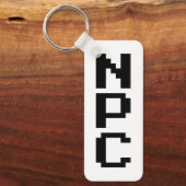 NPC - Niet afspeelbaar teken Sleutelhanger (Voorkant)