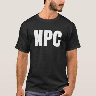 NPC - Niet afspeelbaar teken T-shirt