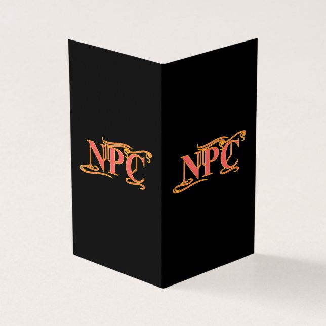 NPC niet Maim Rob of Kill Funny RPG Kaart (Buitenkant)