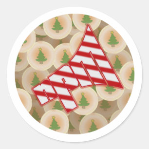 NPM Kerstkoekje Ronde Sticker