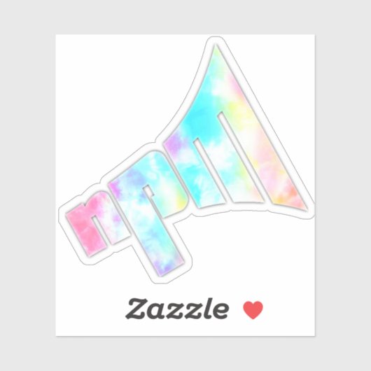 NPM Stropdas-kleurstof Logo Sticker (Vel)