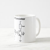 NPN Transistor Mok (Voorkant rechts)