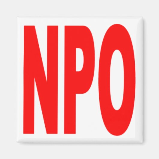 NPO-magneet Magneet (Voorkant)