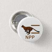 NPP Party Logo Ronde Button 3,2 Cm (Voorkant /achterkant)