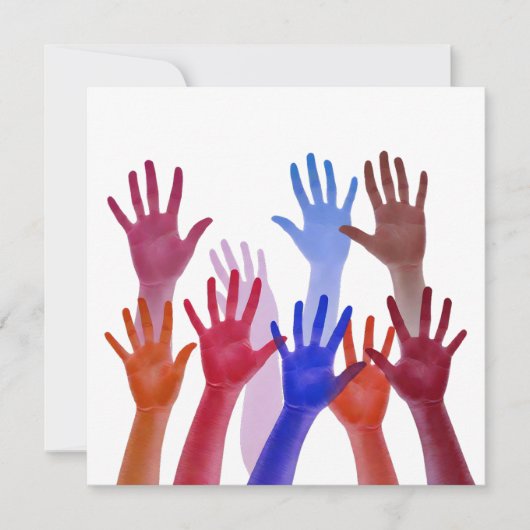 Nr. 01, Beweging en eenheid Bedankkaart (Voorkant)