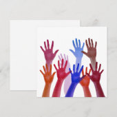 Nr. 01, Beweging en eenheid Feestdagenkaart (Voorkant / Achterkant)