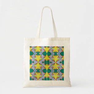 Nr. 1 Geometrisch Patroon Ontwerp (Team Mozaïek) Tote Bag