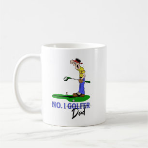 Nr. 1 Golfer Pap Koffiemok