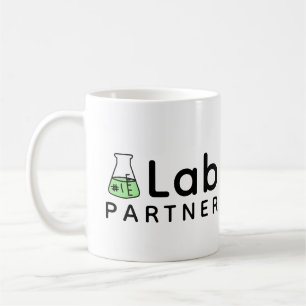 Nr. 1 Lab Partner Science Friend Erlenmeyer Flask Koffiemok