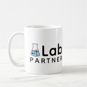 Nr. 1 Lab Partner Science Friend Erlenmeyer Flask Koffiemok