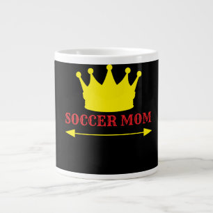 Nr 1 voetbalmoeder extra grote beker