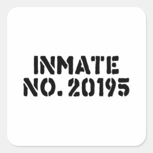 Nr. 20195 vierkante sticker