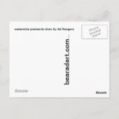 nr 6 d'exposition de cartes postales d'aquarelle (Dos)