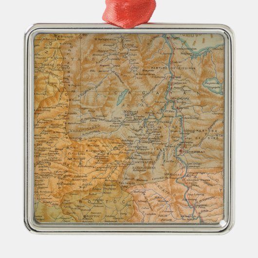 nr. 7 Luzon Metalen Ornament (Voorkant)