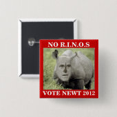 NR. RINOS NEWT 2012 VIERKANTE BUTTON 5,1 CM (Voorkant /achterkant)