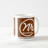 NR Studentz Coffee Mok Brown (Voorkant rechts)