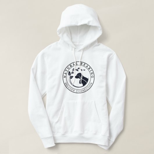 NRBC Logo Zwart - Unisex Hoodie (Design voorkant)