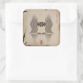 NRR VIERKANTE STICKER (Tas)