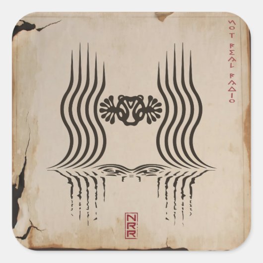 NRR VIERKANTE STICKER (Voorkant)