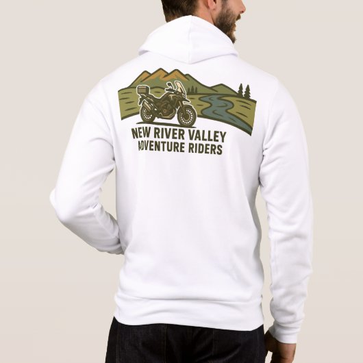NRV Adventure Riders - Sweat - shirt à capuche Zip (Dos)