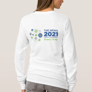 NRWA 2021 Conference T-Shirt, dames met lange mouw T-shirt
