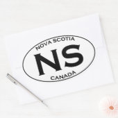 NS Nova Scotia Ovale Logo Sticker (Envelop)