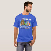 NSD 2024 Basic T-shirt Blauw met witte belettering (Voorkant volledig)