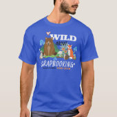 NSD 2024 Basic T-shirt Blauw met witte belettering (Voorkant)