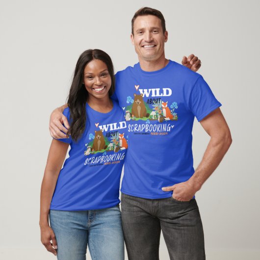 NSD 2024 Basic T-shirt Blauw met witte belettering (Unisex)