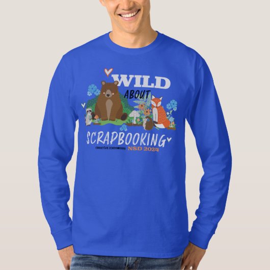 NSD 2024 Basic T-shirt met lange mouwen Donker (Voorkant)