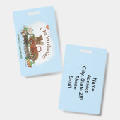 NSD 2025 Bagage Label Badge (Voor- en achterkant)