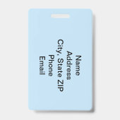 NSD 2025 Bagage Label Badge (Achterkant)