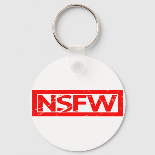NSFW Stamp Sleutelhanger (Voorkant)