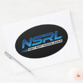 NSRL - Ovaalseticker Ovale Sticker (Envelop)