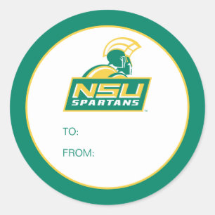 NSU Spartans Afstuderen Ronde Sticker