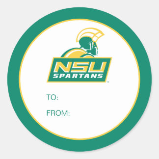 NSU Spartans Afstuderen Ronde Sticker