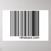 nthebare.com affiche code-barres (Devant)