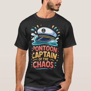 Ntoon Kapitein Van De Chaos Grappige Boottocht Mee T-shirt