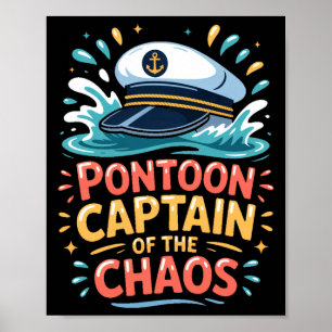 Ntoon Kapitein Van De Chaos Grappige Meer Vaart La Poster