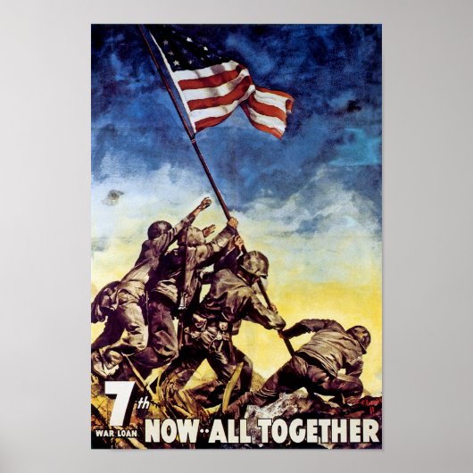Nu allemaal samen ~ Iwo Jima Poster (Voorkant)