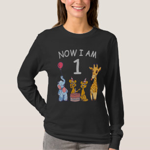 Nu ben ik 1 jaar oud op de dierentuin t-shirt