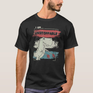 Nu ben ik niet te stoppen Rex Dinosaur Rex Cute Vi T-shirt