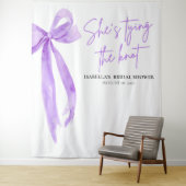 Nu bindt ze de knoop Vrijgezellenfeest Backdrops Wandkleed (In situ)