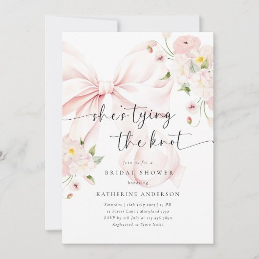 Nu bindt ze het knoop Vrijgezellenfeest Kaart (Voorkant)