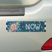 Nu Bumpersticker (Op auto)