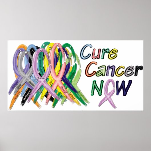 NU Cure Cancer Awareness Poster (Voorkant)